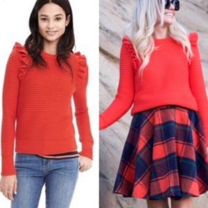 Banana Republic Ruffle Shoulder Sweater